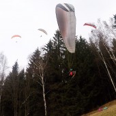 Mieroszów - grudniowe latanie, Paraglidning Fly