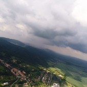 Paragliding Fly - ulewa nad Czeszką
