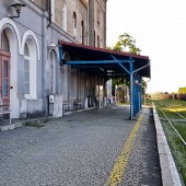 Dworzec kolejowy Ząbkowicach Śląskich.