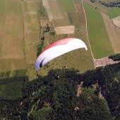 Mieroszów - Paraglidnig Fly, stranger in the air