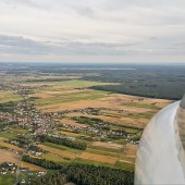 Podejście do lądowania, Aeroklub Opolski, loty termiczne.