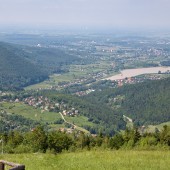 Góra Żar widoki przepiękne.