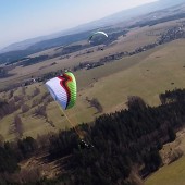 Wielkanocna niedziela w Mieroszowie, Paragliding Fly
